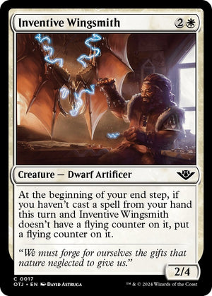 Image for Inventive Wingsmith (Outlaws of Thunder Junction) (17) - Magic: The Gathering