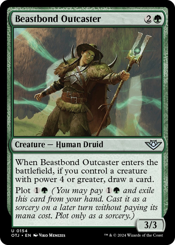 Image for Beastbond Outcaster (Outlaws of Thunder Junction) (154) - Magic: The Gathering