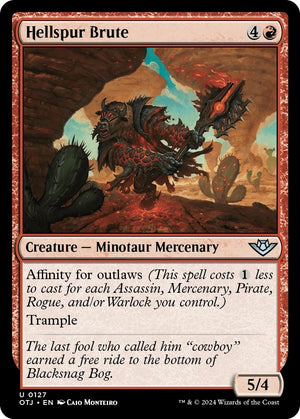 Image for Hellspur Brute (Outlaws of Thunder Junction) (127) - Magic: The Gathering