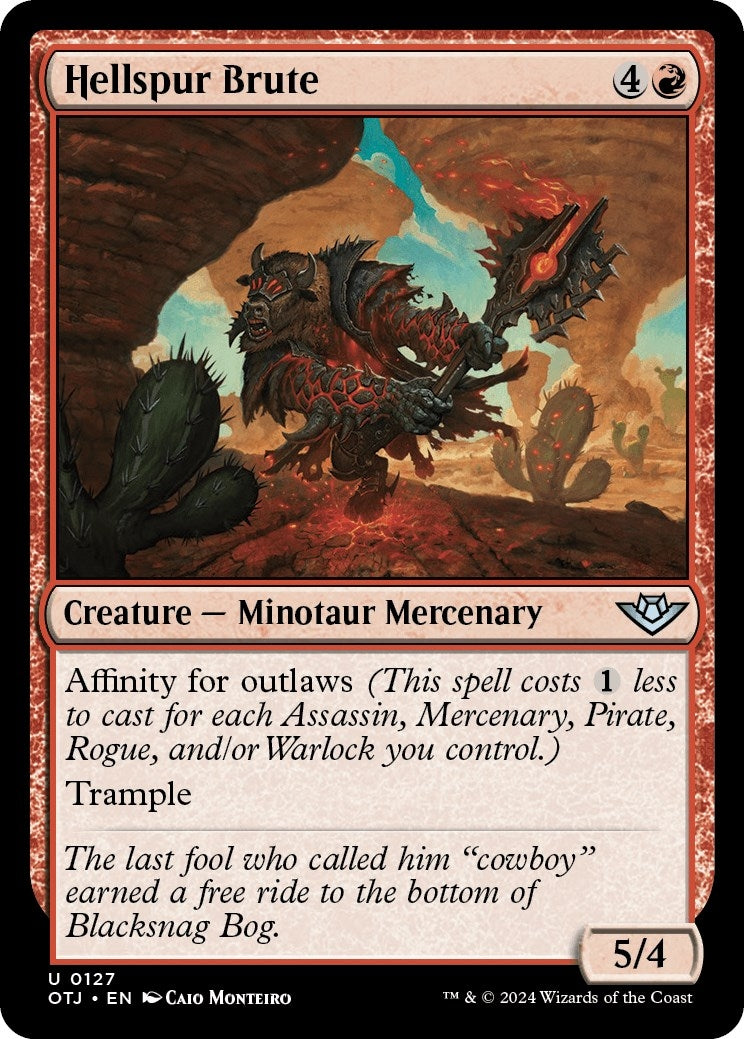 Image for Hellspur Brute (Outlaws of Thunder Junction) (127) - Magic: The Gathering