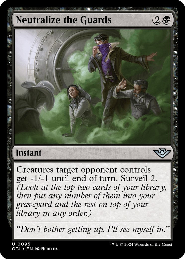 Image for Neutralize the Guards (Outlaws of Thunder Junction) (95) - Magic: The Gathering
