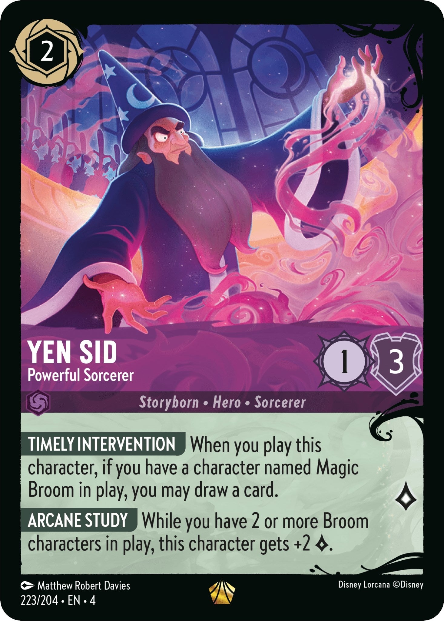 Image for Yen Sid - Powerful Sorcerer (223/204) (Q1) (223)