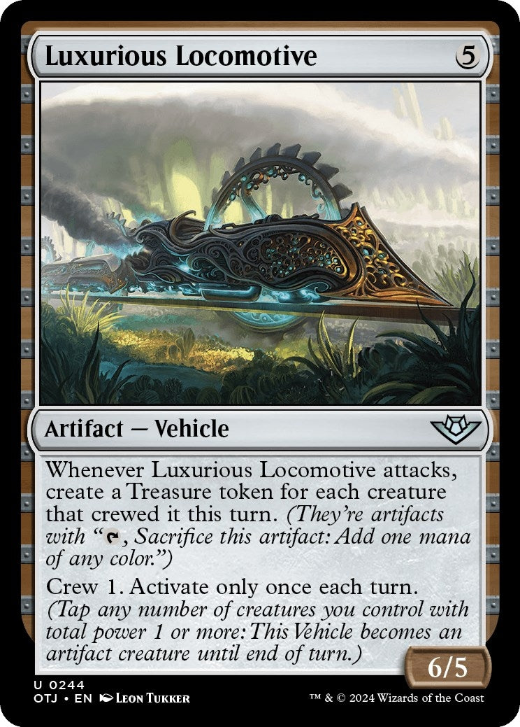 Image for Luxurious Locomotive (Outlaws of Thunder Junction) (244) - Magic: The Gathering