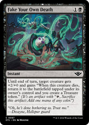 Image for Fake Your Own Death (Outlaws of Thunder Junction) (87) - Magic: The Gathering