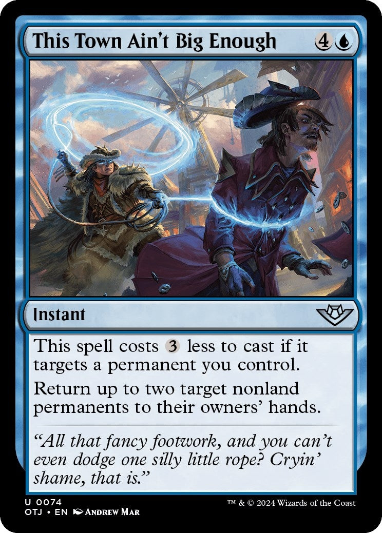 Image for This Town Ain't Big Enough (Outlaws of Thunder Junction) (74) - Magic: The Gathering