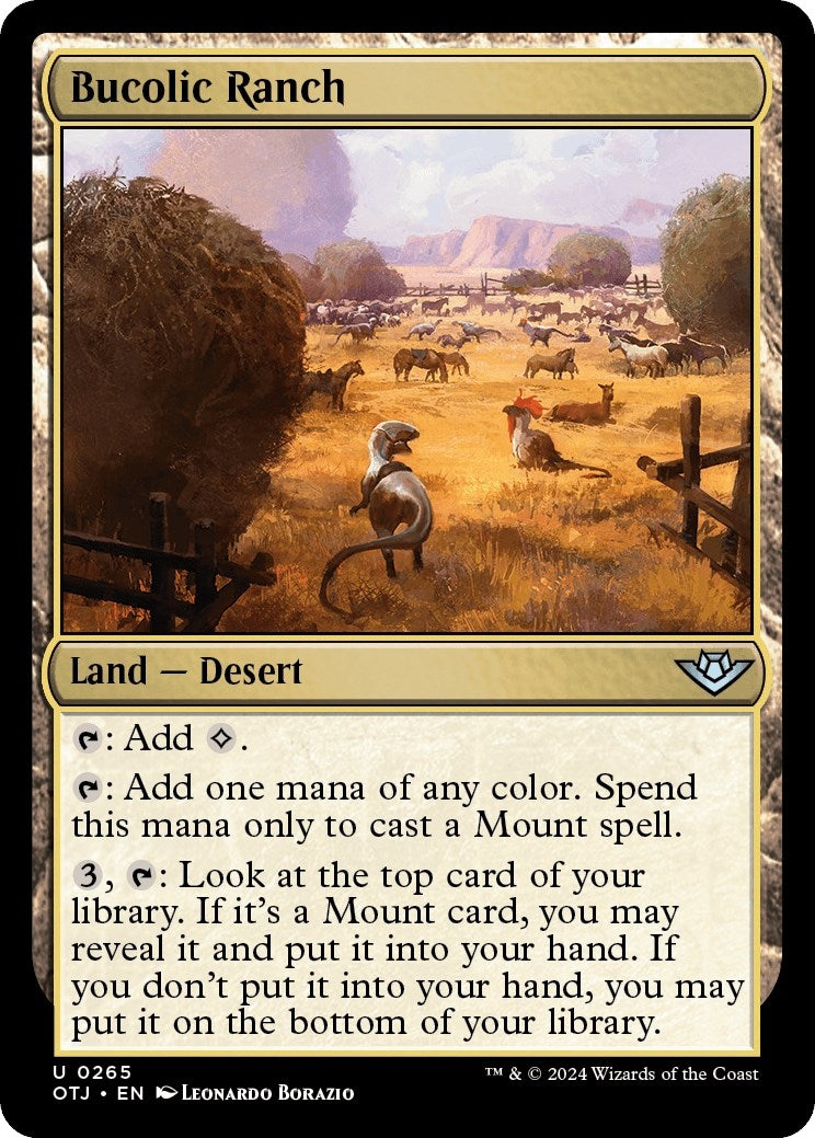 Image for Bucolic Ranch (Outlaws of Thunder Junction) (265) - Magic: The Gathering