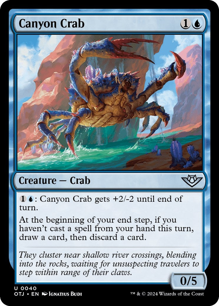 Image for Canyon Crab (Outlaws of Thunder Junction) (40) - Magic: The Gathering
