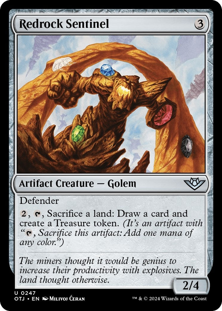 Image for Redrock Sentinel (Outlaws of Thunder Junction) (247) - Magic: The Gathering