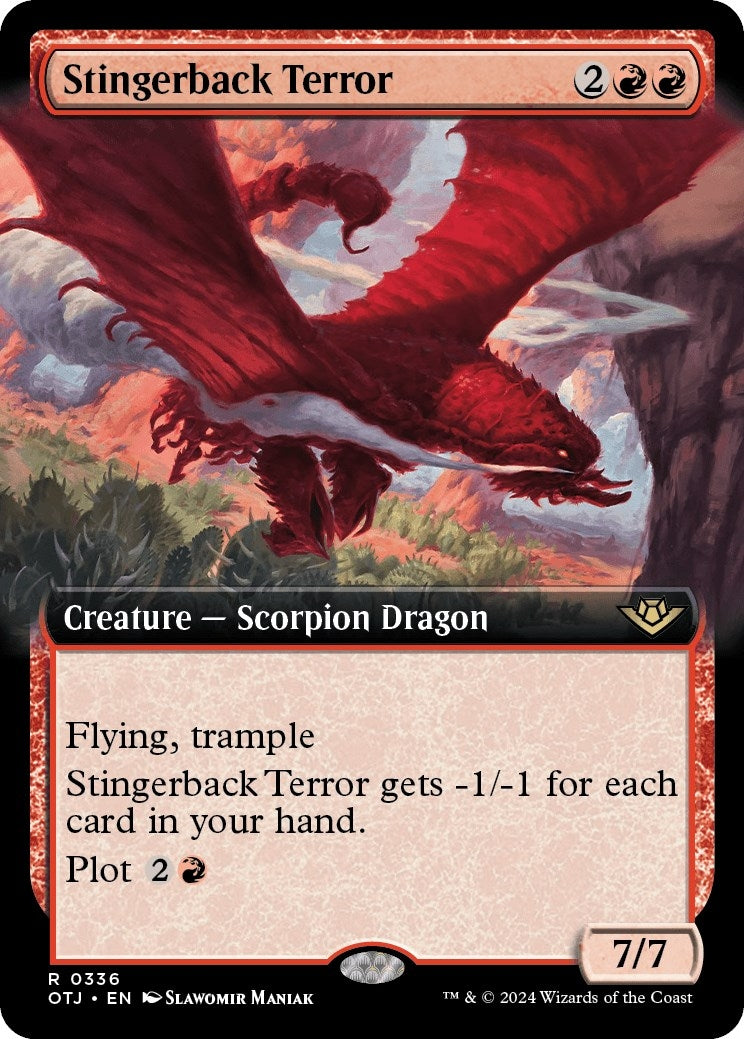 Image for Stingerback Terror (Extended Art) (Outlaws of Thunder Junction) (336) - Magic: The Gathering