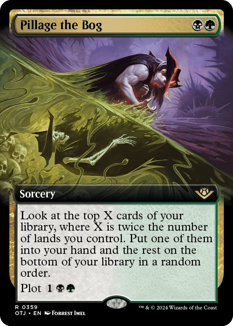 Image for Pillage the Bog (Extended Art) (Outlaws of Thunder Junction) (359) - Magic: The Gathering