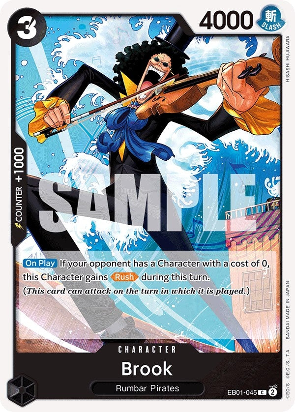 Image for Brook (045) (Extra Booster: Memorial Collection) (EB01-045) - One Piece Card Game