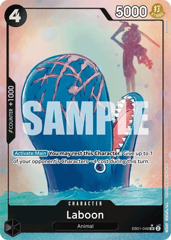 Image for Laboon (048) (Alternate Art) (Extra Booster: Memorial Collection) (EB01-048) - One Piece Card Game