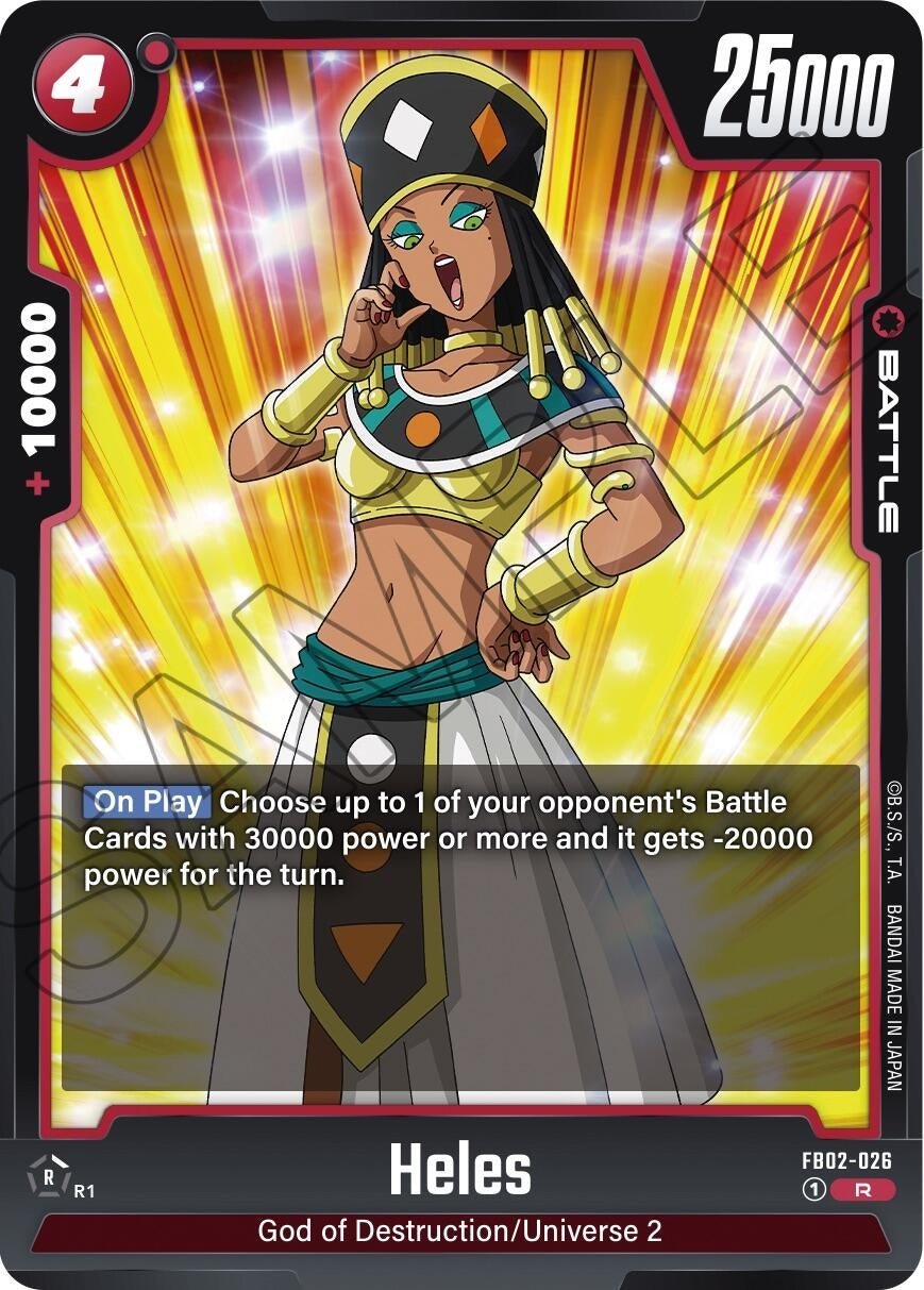 Image for Heles (Blazing Aura) (FB02-026) - Dragon Ball Super: Fusion World