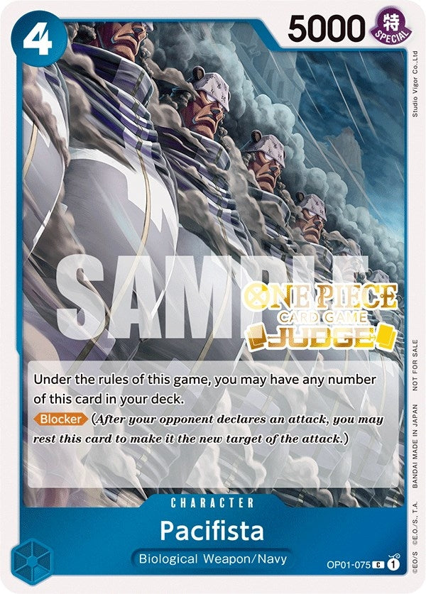 Image for Pacifista (Judge Pack Vol. 3) (One Piece Promotion Cards) (OP01-075) - One Piece Card Game