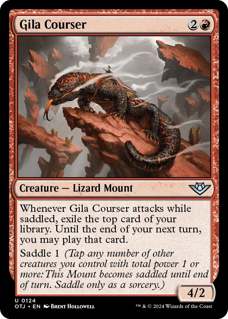 Image for Gila Courser (Outlaws of Thunder Junction) (124) - Magic: The Gathering