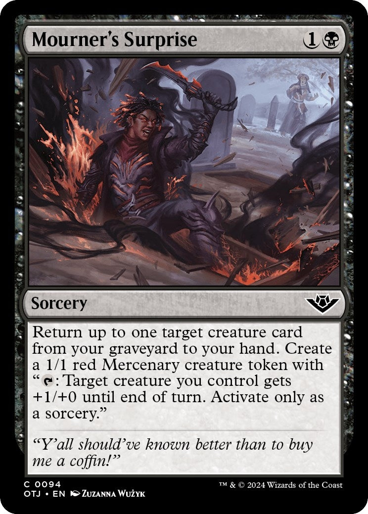 Image for Mourner's Surprise (Outlaws of Thunder Junction) (94) - Magic: The Gathering