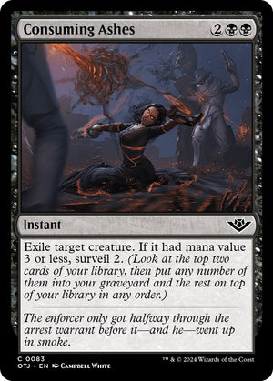 Image for Consuming Ashes (Outlaws of Thunder Junction) (83) - Magic: The Gathering