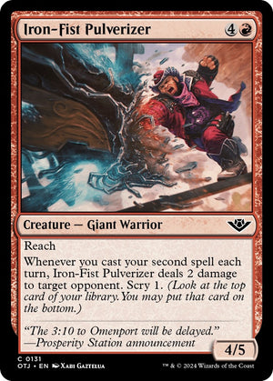Image for Iron-Fist Pulverizer (Outlaws of Thunder Junction) (131) - Magic: The Gathering