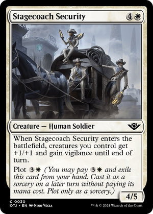 Image for Stagecoach Security (Outlaws of Thunder Junction) (30) - Magic: The Gathering