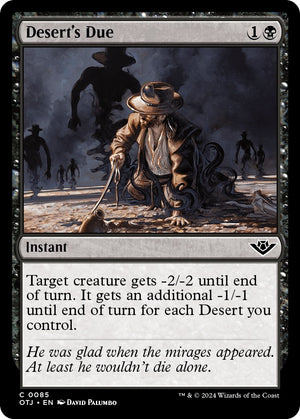 Image for Desert's Due (Outlaws of Thunder Junction) (85) - Magic: The Gathering