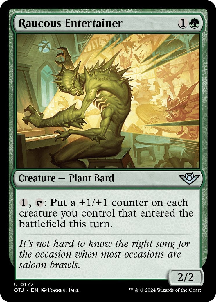 Image for Raucous Entertainer (Outlaws of Thunder Junction) (177) - Magic: The Gathering
