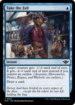 Image for Take the Fall (Outlaws of Thunder Junction) (73) - Magic: The Gathering