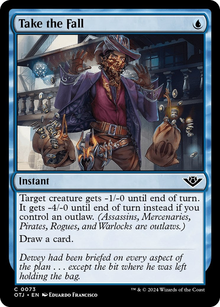Image for Take the Fall (Outlaws of Thunder Junction) (73) - Magic: The Gathering