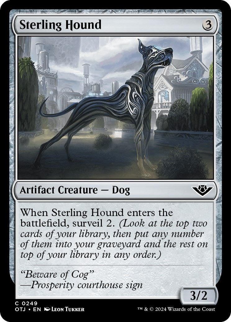Image for Sterling Hound (Outlaws of Thunder Junction) (249) - Magic: The Gathering