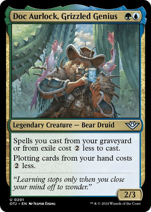 Image for Doc Aurlock, Grizzled Genius (Outlaws of Thunder Junction) (201) - Magic: The Gathering
