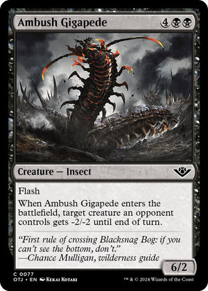 Image for Ambush Gigapede (Outlaws of Thunder Junction) (77) - Magic: The Gathering