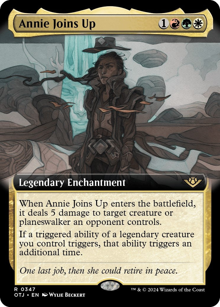 Image for Annie Joins Up (Extended Art) (Outlaws of Thunder Junction) (347) - Magic: The Gathering