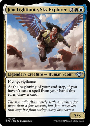 Image for Jem Lightfoote, Sky Explorer (Outlaws of Thunder Junction) (209) - Magic: The Gathering