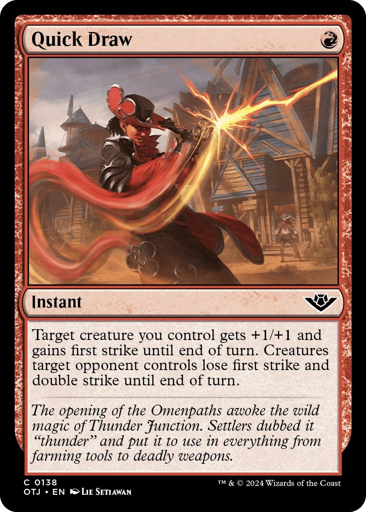 Image for Quick Draw (Outlaws of Thunder Junction) (138) - Magic: The Gathering