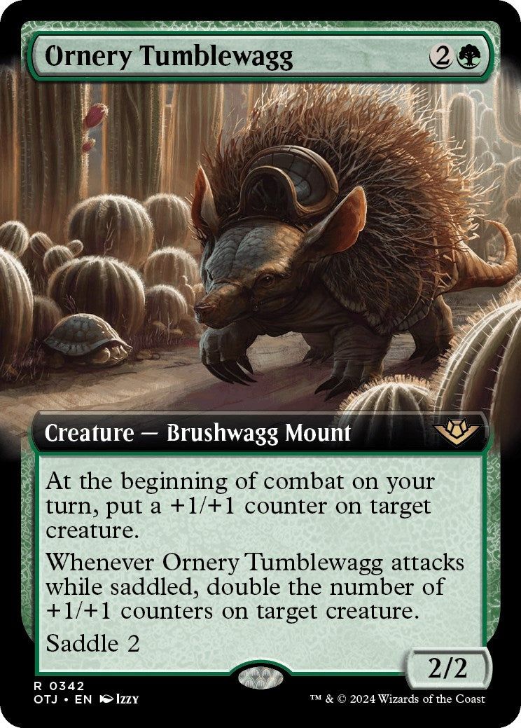 Image for Ornery Tumblewagg (Extended Art) (Outlaws of Thunder Junction) (342) - Magic: The Gathering