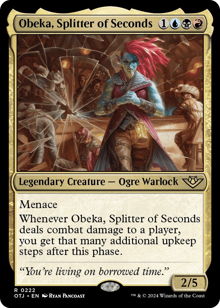 Image for Obeka, Splitter of Seconds (Outlaws of Thunder Junction) (222) - Magic: The Gathering