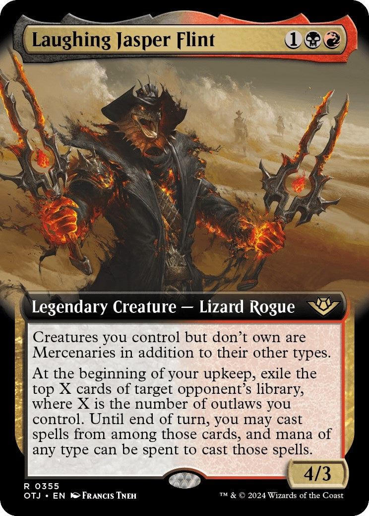 Image for Laughing Jasper Flint (Extended Art) (Outlaws of Thunder Junction) (355) - Magic: The Gathering