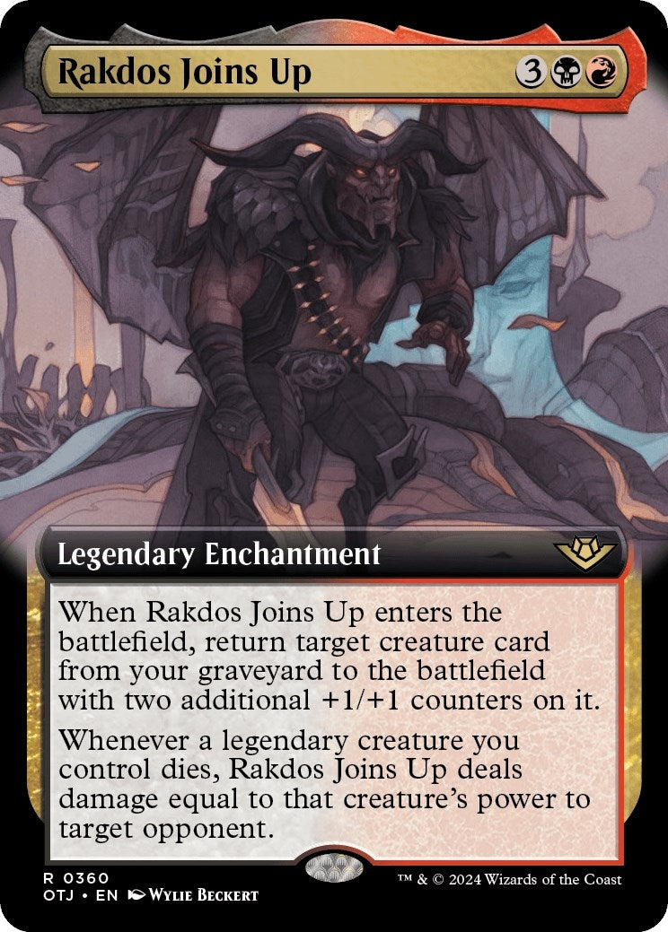Image for Rakdos Joins Up (Extended Art) (Outlaws of Thunder Junction) (360) - Magic: The Gathering