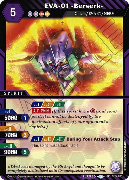 Image for EVA-01 -Berserk- (Starter Deck 07: Destined Assault) (ST07-005) - Battle Spirits Saga