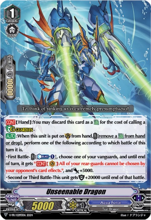 Image for Unseenable Dragon (V Promo Cards) (V-PR/0293EN) - Cardfight Vanguard