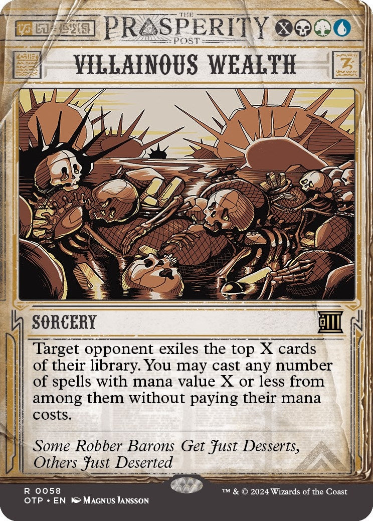 Image for Villainous Wealth (Outlaws of Thunder Junction: Breaking News) (58) - Magic: The Gathering