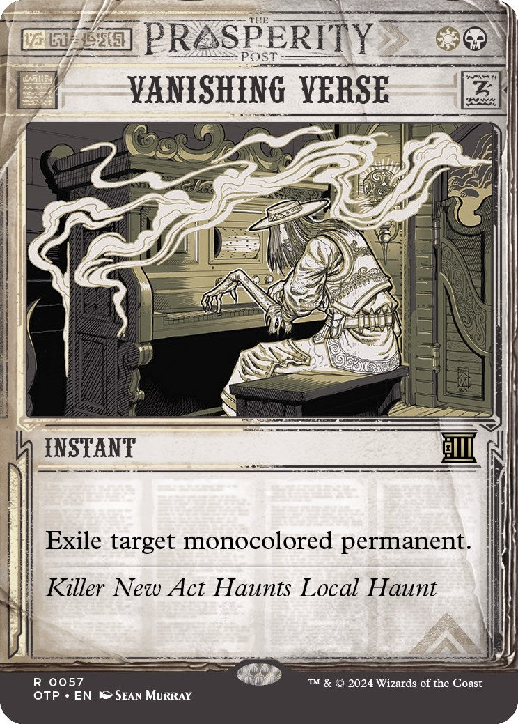 Image for Vanishing Verse (Outlaws of Thunder Junction: Breaking News) (57) - Magic: The Gathering