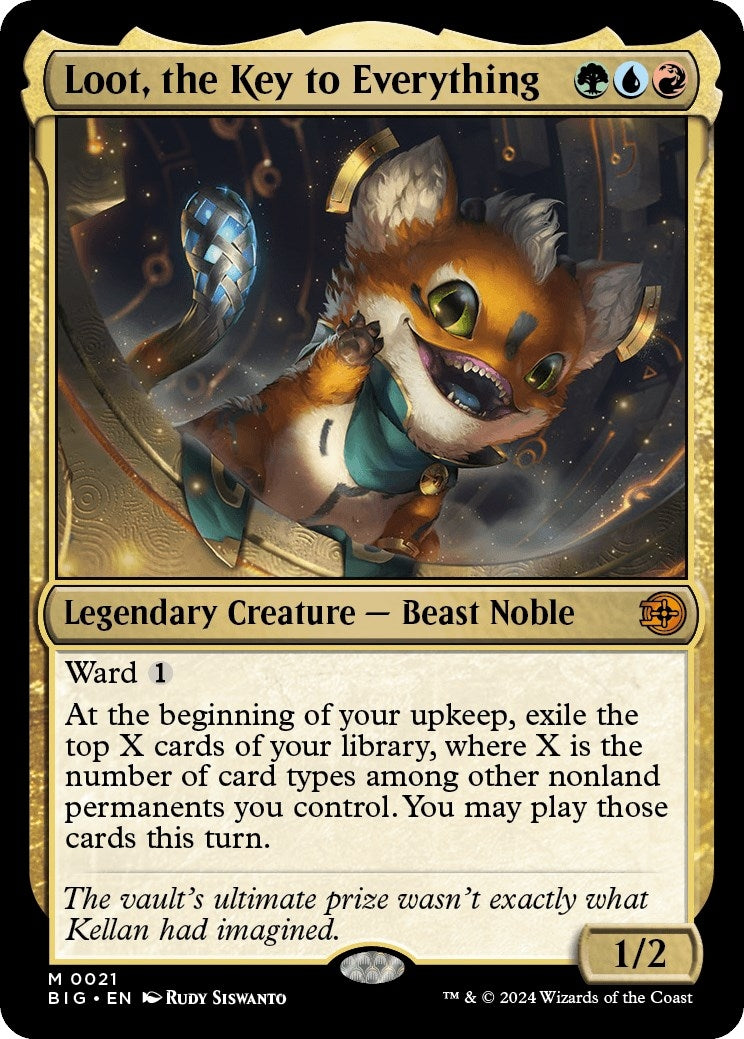 Image for Loot, the Key to Everything (Outlaws of Thunder Junction: The Big Score) (21) - Magic: The Gathering