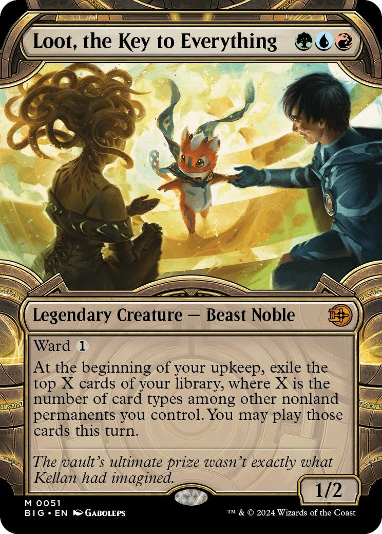 Image for Loot, the Key to Everything (Showcase) (Outlaws of Thunder Junction: The Big Score) (51) - Magic: The Gathering