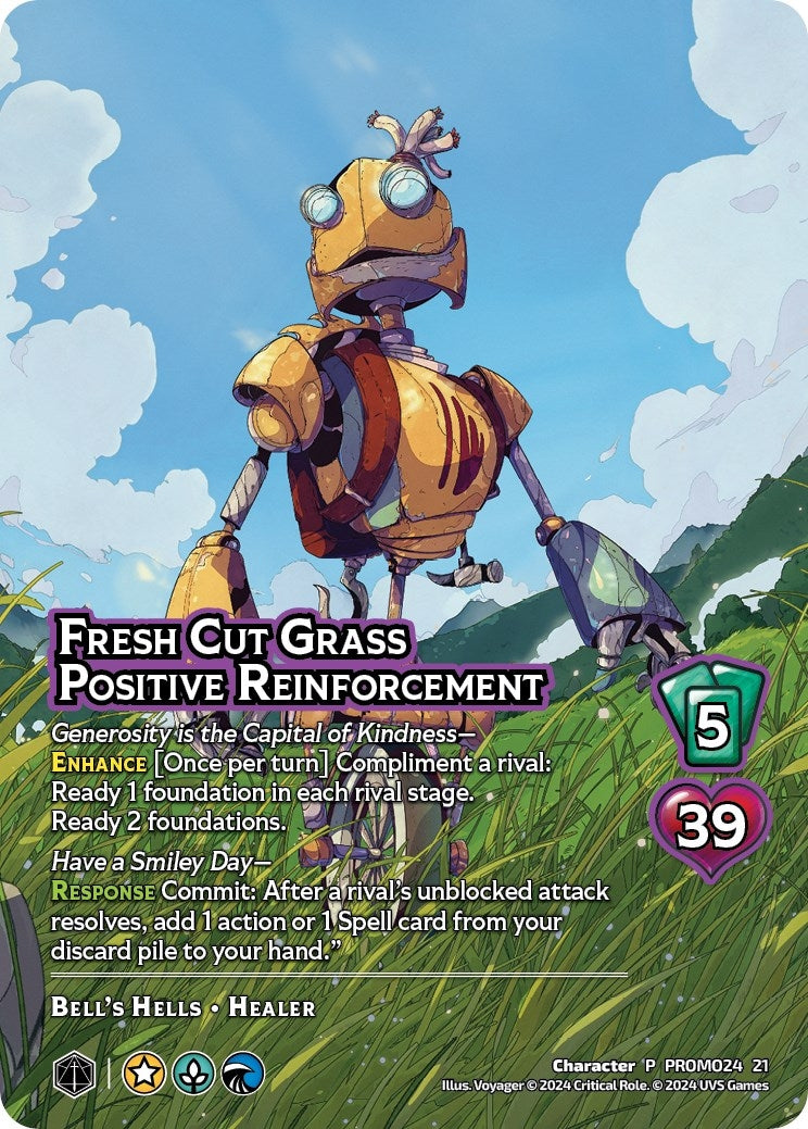 Image for Fresh Cut Grass Positive Reinforcement (UniVersus Promos) (PROMO24 21) - UniVersus