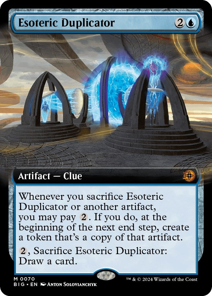 Image for Esoteric Duplicator (Extended Art) (Outlaws of Thunder Junction: The Big Score) (70) - Magic: The Gathering