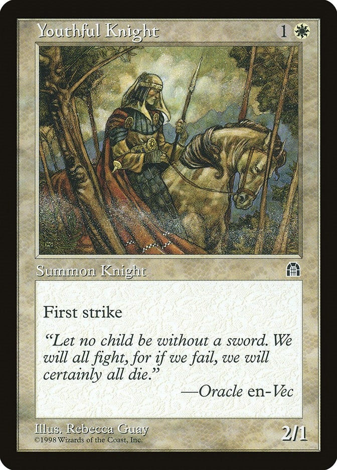 Image for Youthful Knight (Stronghold) - Magic: The Gathering