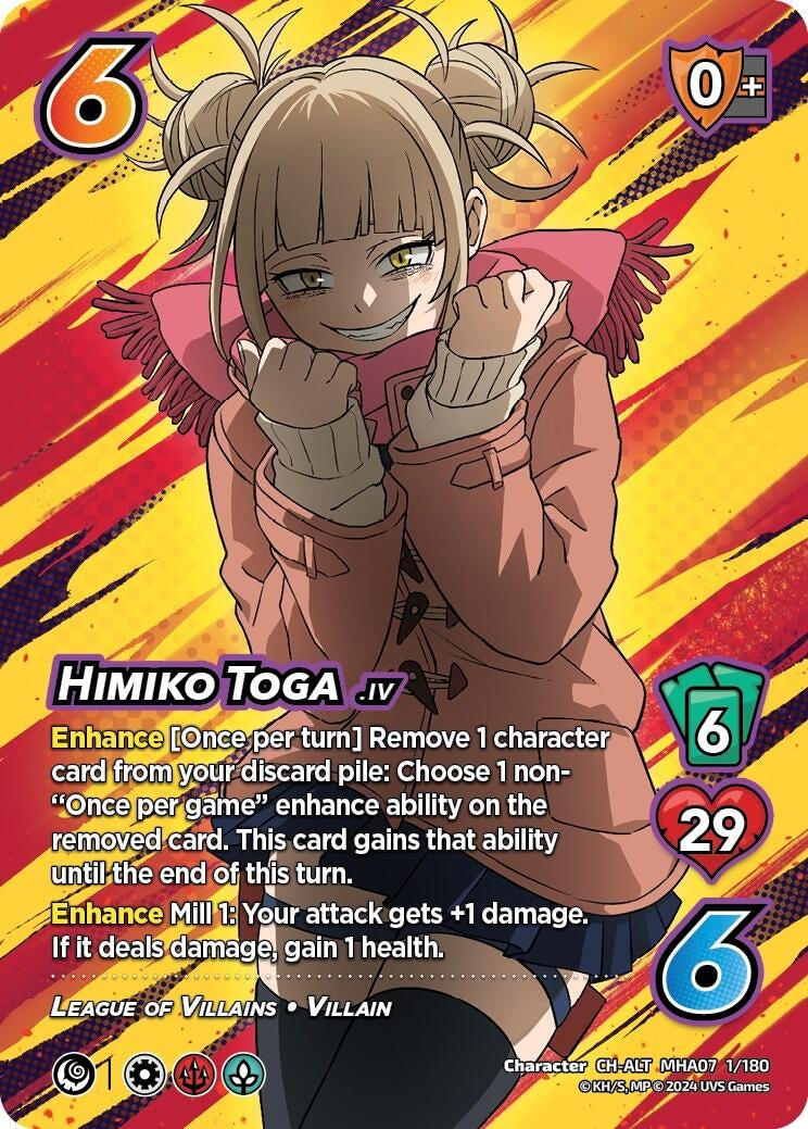 Image for Himiko Toga (Alternate Art) (UniVersus: My Hero Academia: Girl Power) (1/180) - UniVersus