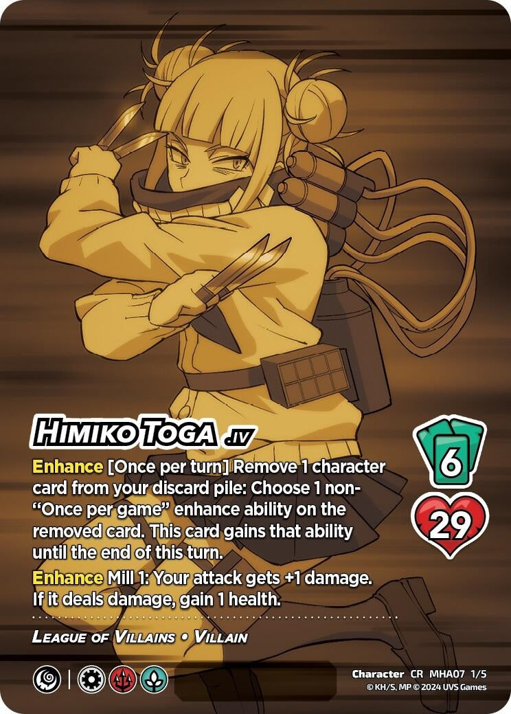Image for Himiko Toga (Serial Numbered) (UniVersus: My Hero Academia: Girl Power) (1/5) - UniVersus