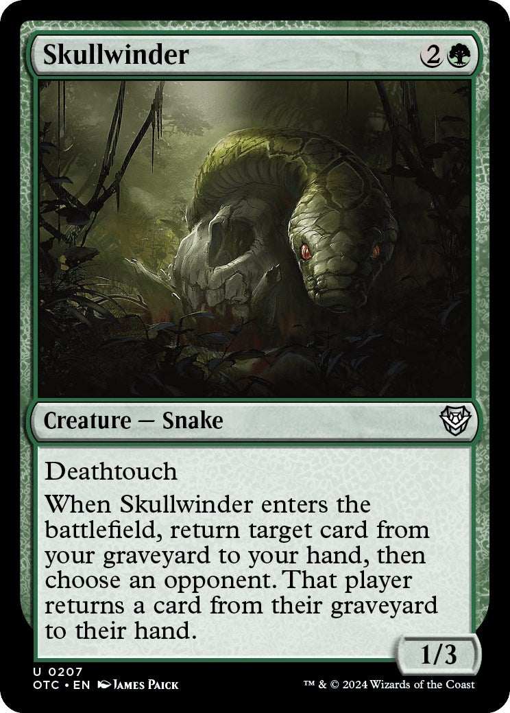 Image for Skullwinder (Commander: Outlaws of Thunder Junction) (207) - Magic: The Gathering