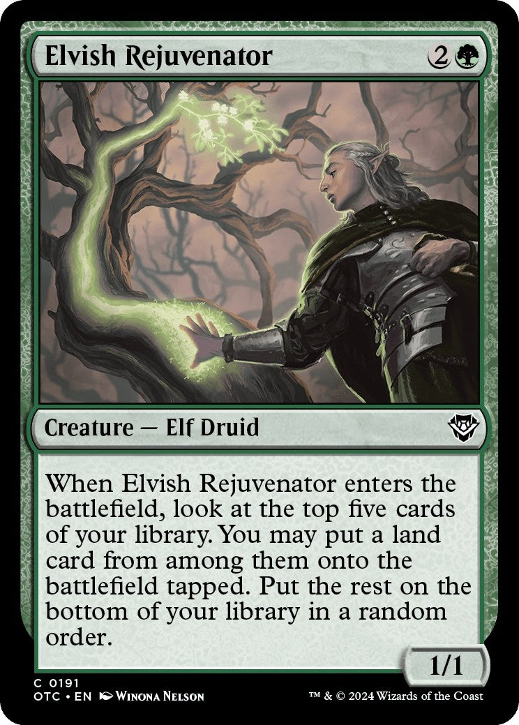 Image for Elvish Rejuvenator (Commander: Outlaws of Thunder Junction) (191) - Magic: The Gathering